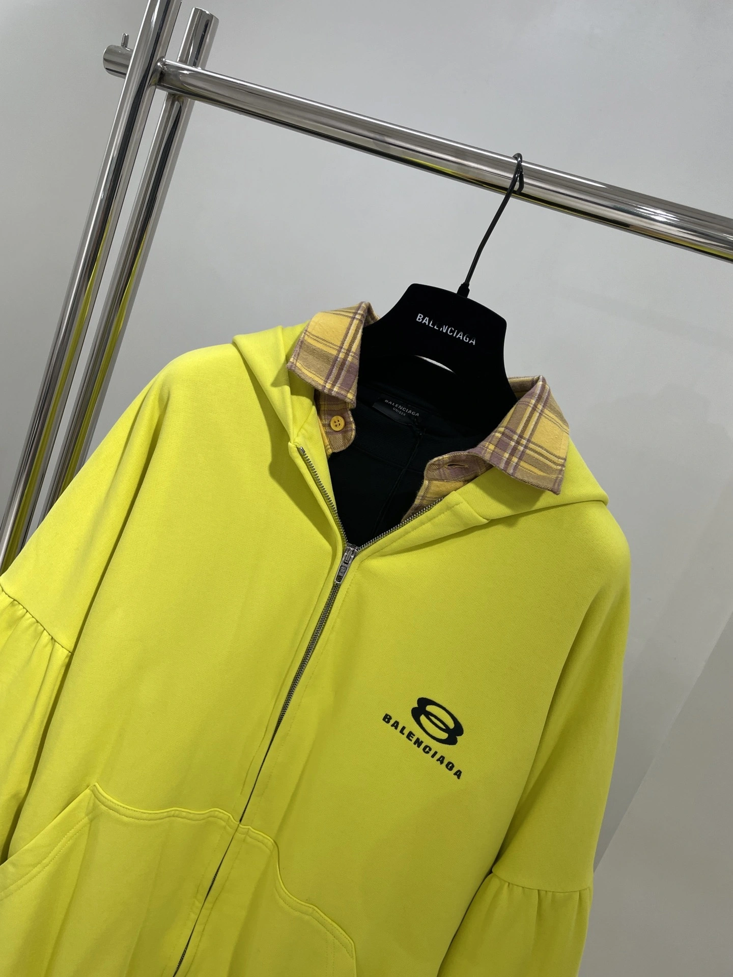 wg.luxury- 218593i16 UNITY SPORTS ICON LAYERED HOODIE oversized item:D-F245K0311